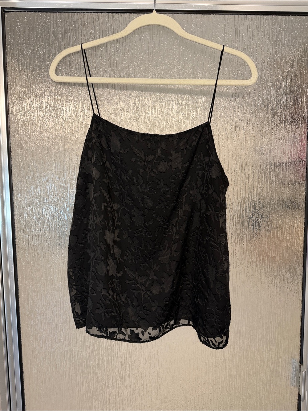 Club Monaco Black Floral Lace Camisole